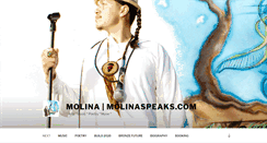 Desktop Screenshot of molinaspeaks.com