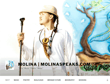 Tablet Screenshot of molinaspeaks.com